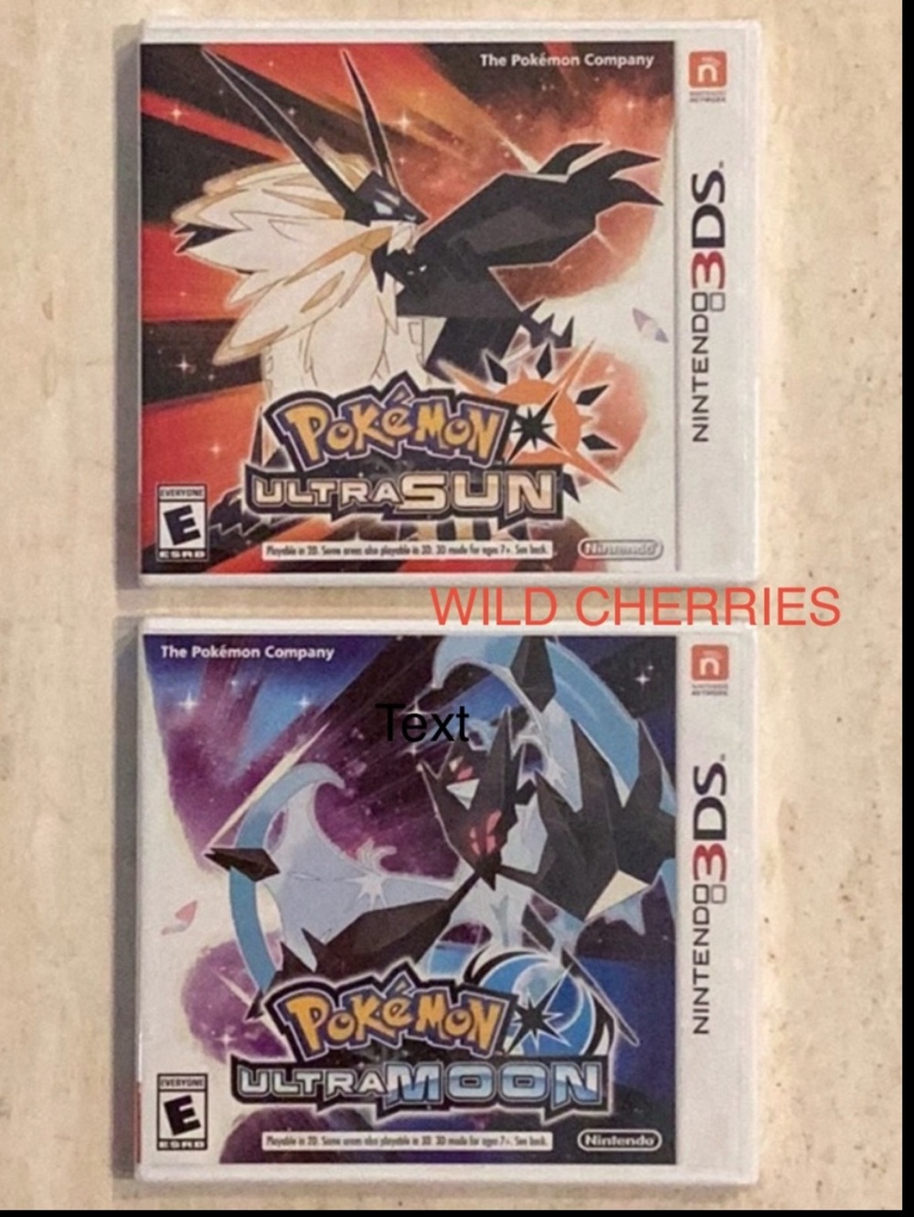 New Pokemon Ultra Sun Nintendo 3DS Game & Pokemon Ultra Moon 3DS Game New Sealed